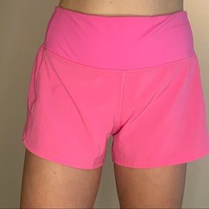Lululemon speed short 4” inseam - prism/Sonic pink